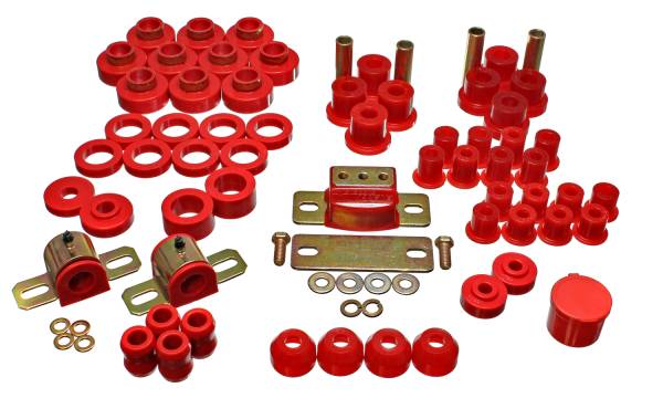 Energy Suspension Polyurethane Bushings | 1350 Offroad - Energy Suspension Hyper-Flex System, Red 2.18102R - Image 1