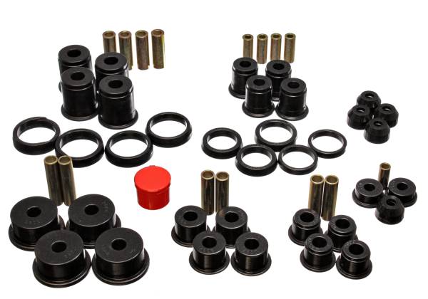 Energy Suspension Polyurethane Bushings | 1350 Offroad - Energy Suspension Hyper-Flex System, Black 2.18105G - Image 1