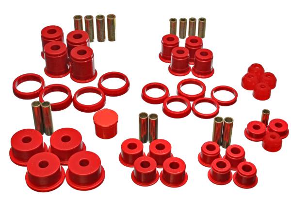 Energy Suspension Polyurethane Bushings | 1350 Offroad - Energy Suspension Hyper-Flex System, Red 2.18105R - Image 1