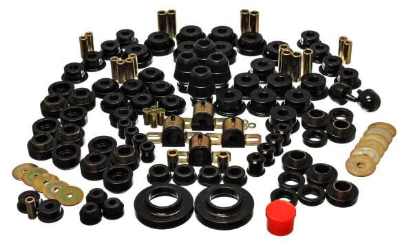 Energy Suspension Polyurethane Bushings | 1350 Offroad - Energy Suspension Hyper-Flex System, Black 2.18107G - Image 1