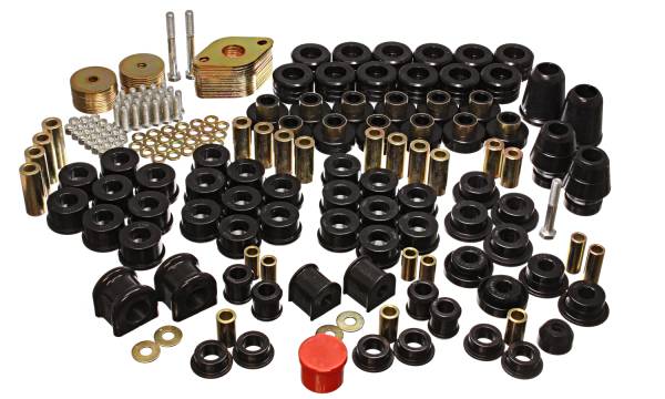 Energy Suspension Polyurethane Bushings | 1350 Offroad - Energy Suspension Hyper-Flex System, Black 2.18108G - Image 1