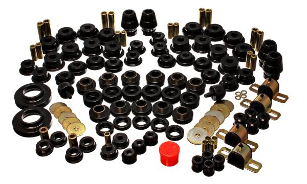 Energy Suspension Polyurethane Bushings | 1350 Offroad - Energy Suspension Hyper-Flex System, Black 2.18109G - Image 1
