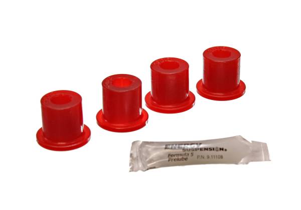 Energy Suspension Polyurethane Bushings | 1350 Offroad - Energy Suspension Shackle Bushing Set, Red 2.2105R - Image 1