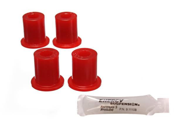 Energy Suspension Polyurethane Bushings | 1350 Offroad - Energy Suspension Shackle Bushing Set, Red 2.2106R - Image 1
