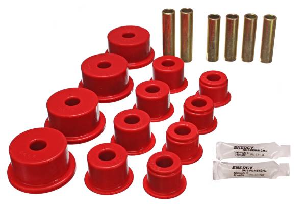 Energy Suspension Polyurethane Bushings | 1350 Offroad - Energy Suspension Leaf Spring Bushing Set, Red 2.2109R - Image 1