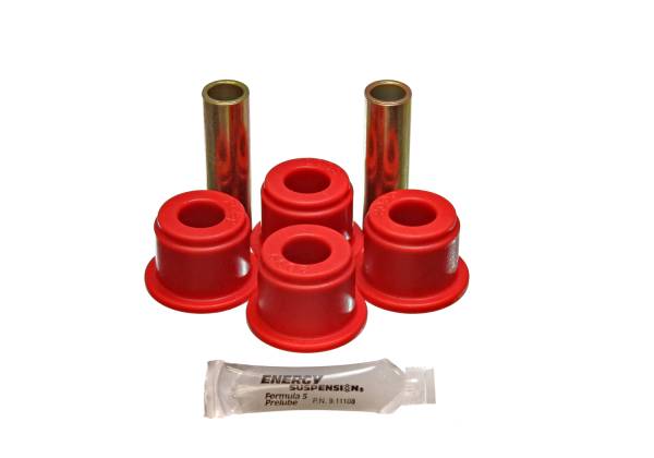 Energy Suspension Polyurethane Bushings | 1350 Offroad - Energy Suspension Shackle Bushing Set, Red 2.2111R - Image 1