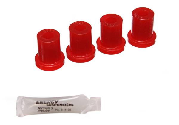 Energy Suspension Polyurethane Bushings | 1350 Offroad - Energy Suspension Shackle Bushing Set, Red 2.2117R - Image 1