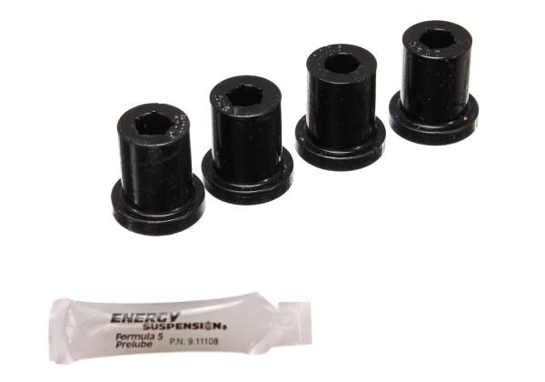Energy Suspension Polyurethane Bushings | 1350 Offroad - Energy Suspension Shackle Bushing Set, Black 2.2117G - Image 1