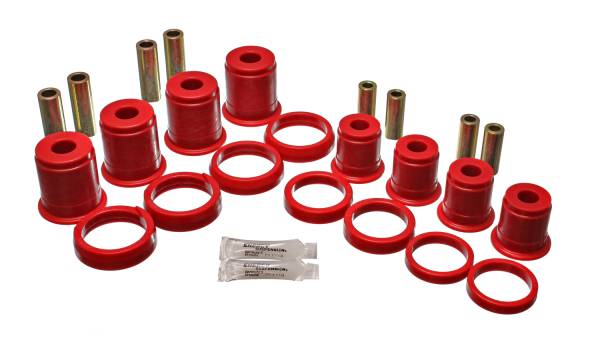 Energy Suspension Polyurethane Bushings | 1350 Offroad - Energy Suspension Control Arm Bushing Set, Red 2.3101R - Image 1