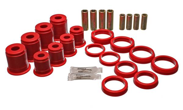 Energy Suspension Polyurethane Bushings | 1350 Offroad - Energy Suspension Control Arm Bushing Set, Red 2.3102R - Image 1