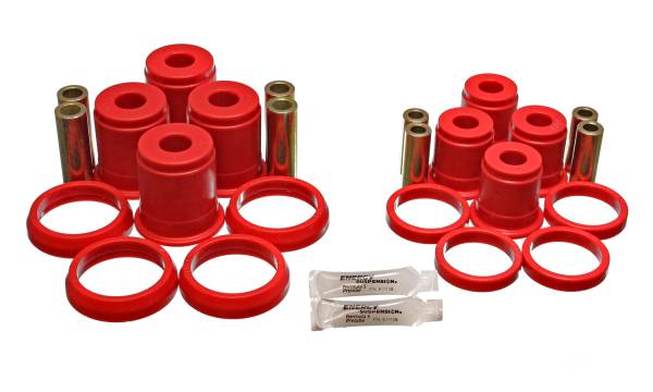 Energy Suspension Polyurethane Bushings | 1350 Offroad - Energy Suspension Control Arm Bushing Set, Red 2.3104R - Image 1