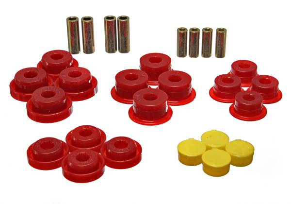 Energy Suspension Polyurethane Bushings | 1350 Offroad - Energy Suspension Control Arm Bushing Set, Red 2.3107R - Image 1