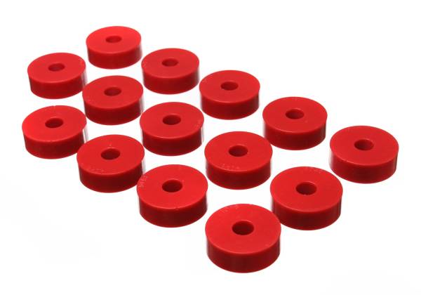 Energy Suspension Polyurethane Bushings | 1350 Offroad - Energy Suspension Body Cab Mount Set, Red 2.4101R - Image 1