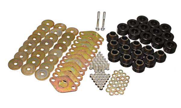 Energy Suspension Polyurethane Bushings | 1350 Offroad - Energy Suspension Body Mount Set, Black 2.4109G - Image 1