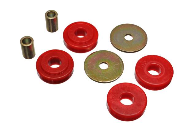 Energy Suspension Polyurethane Bushings | 1350 Offroad - Energy Suspension Transmission Crossmember Mount Bushings, Red 3.1109R - Image 1