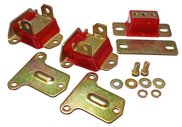 Energy Suspension Polyurethane Bushings | 1350 Offroad - Energy Suspension Motor And Transmission Mount, Red 3.1122R - Image 1