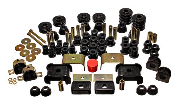Energy Suspension Polyurethane Bushings | 1350 Offroad - Energy Suspension Hyper-Flex System, Black 3.18104G - Image 1