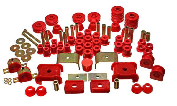Energy Suspension Polyurethane Bushings | 1350 Offroad - Energy Suspension Hyper-Flex System, Red 3.18104R - Image 1