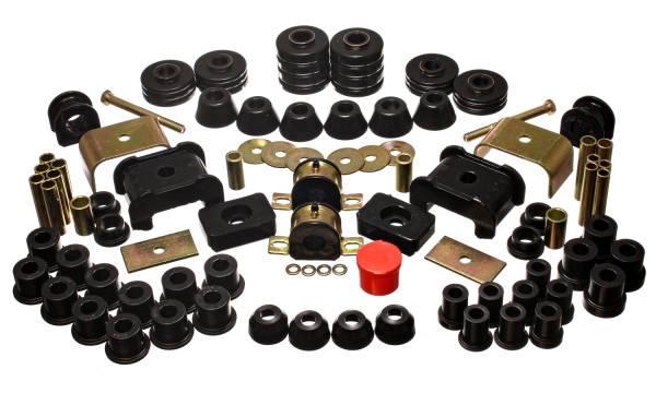 Energy Suspension Polyurethane Bushings | 1350 Offroad - Energy Suspension Hyper-Flex System, Black 3.18105G - Image 1