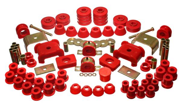Energy Suspension Polyurethane Bushings | 1350 Offroad - Energy Suspension Hyper-Flex System, Red 3.18105R - Image 1