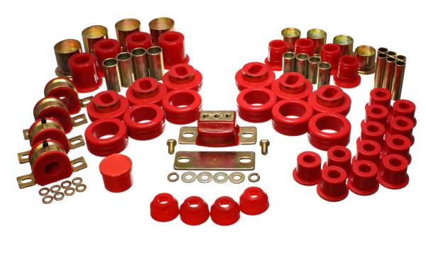 Energy Suspension Polyurethane Bushings | 1350 Offroad - Energy Suspension Hyper-Flex System, Red 3.18108R - Image 1