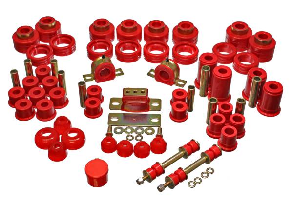 Energy Suspension Polyurethane Bushings | 1350 Offroad - Energy Suspension Hyper-Flex System, Red 3.18107R - Image 1