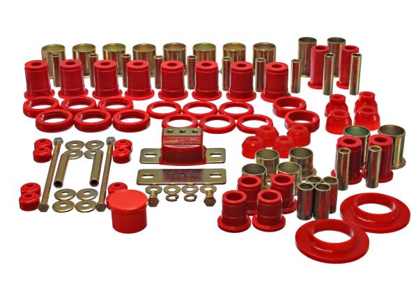 Energy Suspension Polyurethane Bushings | 1350 Offroad - Energy Suspension Hyper-Flex System, Red 3.18110R - Image 1