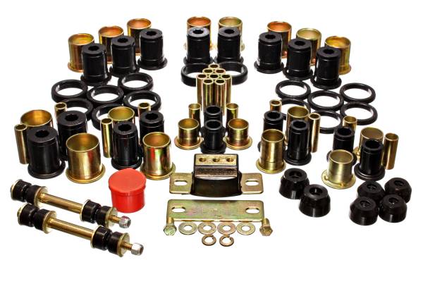 Energy Suspension Polyurethane Bushings | 1350 Offroad - Energy Suspension Hyper-Flex System, Black 3.18111G - Image 1