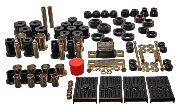 Energy Suspension Polyurethane Bushings | 1350 Offroad - Energy Suspension Hyper-Flex System, Black 3.18118G - Image 1