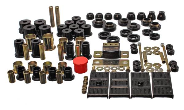 Energy Suspension Polyurethane Bushings | 1350 Offroad - Energy Suspension Hyper-Flex System, Black 3.18119G - Image 1