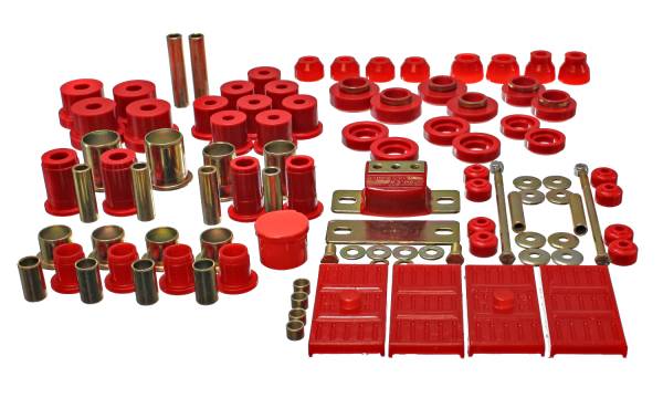 Energy Suspension Polyurethane Bushings | 1350 Offroad - Energy Suspension Hyper-Flex System, Red 3.18119R - Image 1