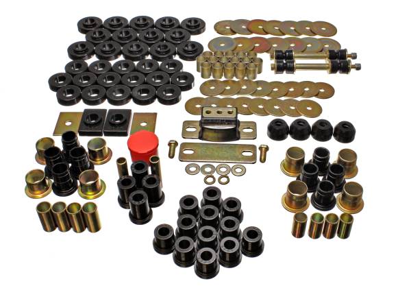 Energy Suspension Polyurethane Bushings | 1350 Offroad - Energy Suspension Hyper-Flex System, Black 3.18121G - Image 1
