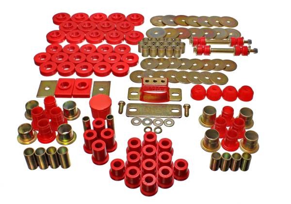 Energy Suspension Polyurethane Bushings | 1350 Offroad - Energy Suspension Hyper-Flex System, Red 3.18121R - Image 1