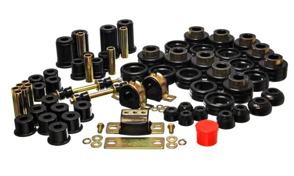 Energy Suspension Polyurethane Bushings | 1350 Offroad - Energy Suspension Hyper-Flex System, Black 3.18124G - Image 1