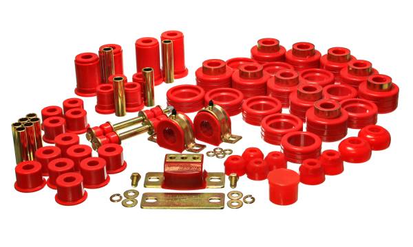 Energy Suspension Polyurethane Bushings | 1350 Offroad - Energy Suspension Hyper-Flex System, Red 3.18124R - Image 1