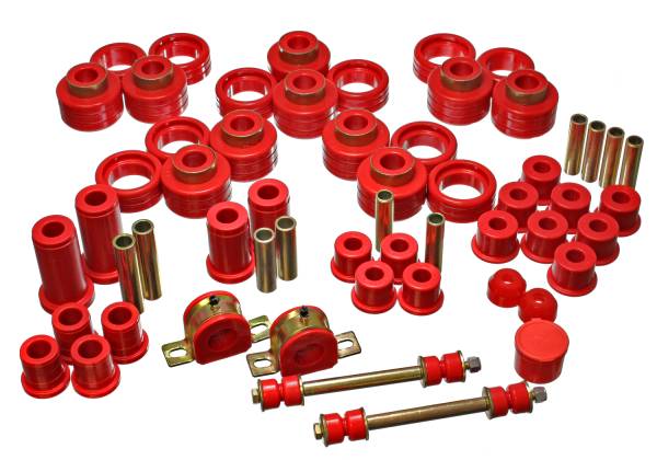 Energy Suspension Polyurethane Bushings | 1350 Offroad - Energy Suspension Hyper-Flex System, Red 3.18125R - Image 1