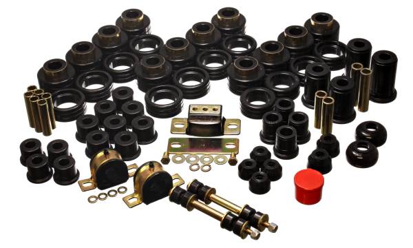 Energy Suspension Polyurethane Bushings | 1350 Offroad - Energy Suspension Hyper-Flex System, Black 3.18126G - Image 1