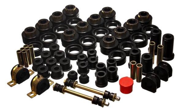 Energy Suspension Polyurethane Bushings | 1350 Offroad - Energy Suspension Hyper-Flex System, Black 3.18127G - Image 1