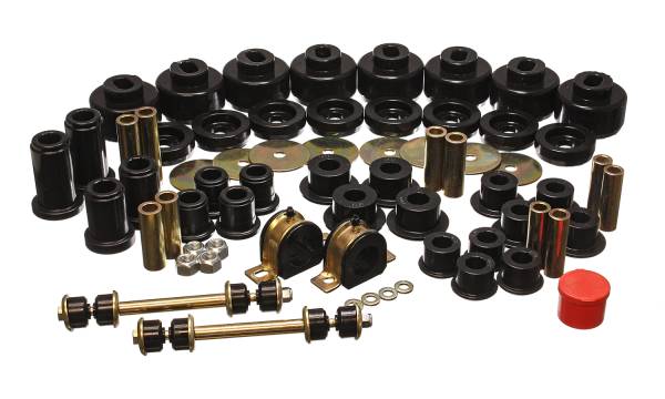 Energy Suspension Polyurethane Bushings | 1350 Offroad - Energy Suspension Hyper-Flex System, Black 3.18128G - Image 1