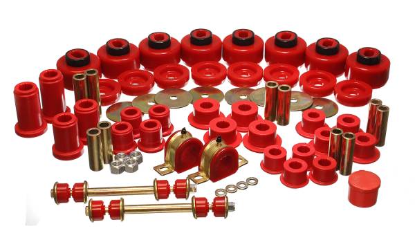 Energy Suspension Polyurethane Bushings | 1350 Offroad - Energy Suspension Hyper-Flex System, Red 3.18128R - Image 1
