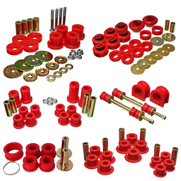 Energy Suspension Polyurethane Bushings | 1350 Offroad - Energy Suspension Hyper-Flex System, Red 3.18136R - Image 1