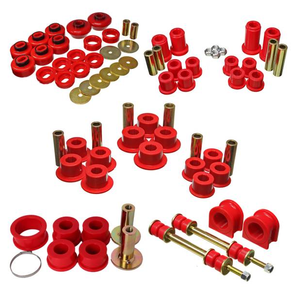 Energy Suspension Polyurethane Bushings | 1350 Offroad - Energy Suspension Hyper-Flex System, Red 3.18137R - Image 1