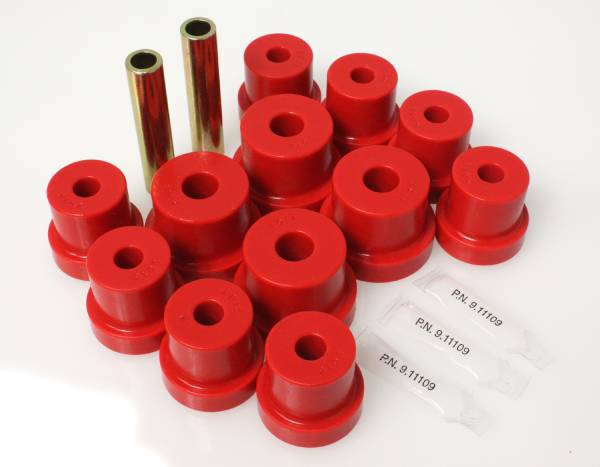 Energy Suspension Polyurethane Bushings | 1350 Offroad - Energy Suspension Leaf Spring Bushing Set, Red 3.2103R - Image 1