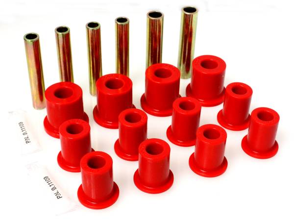 Energy Suspension Polyurethane Bushings | 1350 Offroad - Energy Suspension Leaf Spring Bushing Set, Red 3.2105R - Image 1