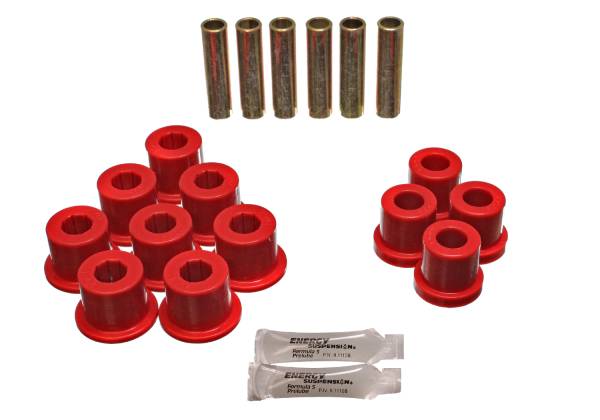 Energy Suspension Polyurethane Bushings | 1350 Offroad - Energy Suspension Leaf Spring Bushing Set, Red 3.2108R - Image 1