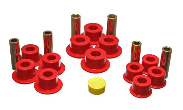 Energy Suspension Polyurethane Bushings | 1350 Offroad - Energy Suspension Leaf Spring Bushing Set, Red 3.2141R - Image 1