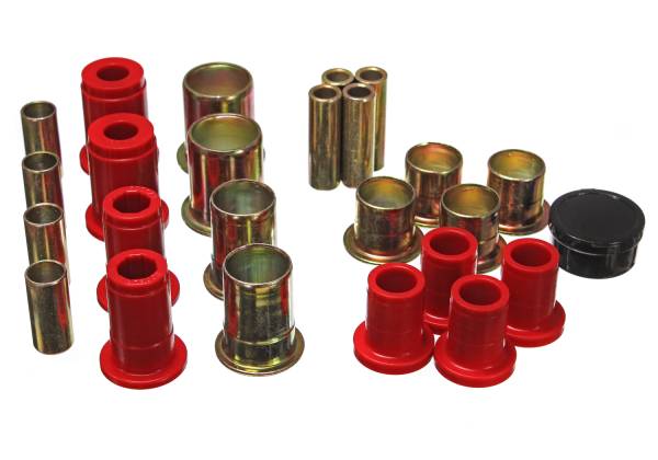 Energy Suspension Polyurethane Bushings | 1350 Offroad - Energy Suspension Control Arm Bushing Set, Red 3.3102R - Image 1