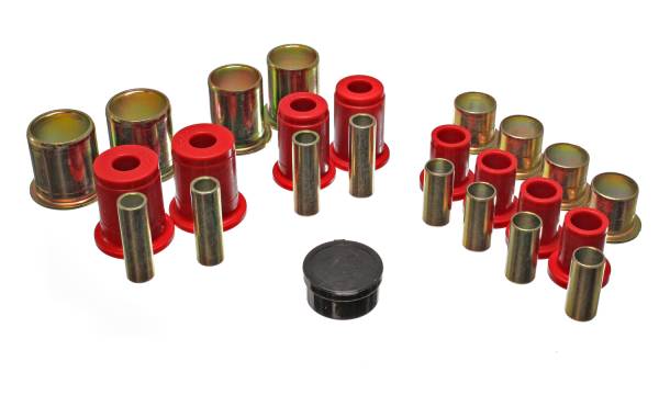 Energy Suspension Polyurethane Bushings | 1350 Offroad - Energy Suspension Control Arm Bushing Set, Red 3.3103R - Image 1