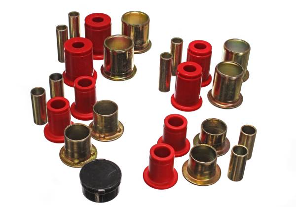 Energy Suspension Polyurethane Bushings | 1350 Offroad - Energy Suspension Control Arm Bushing Set, Red 3.3106R - Image 1