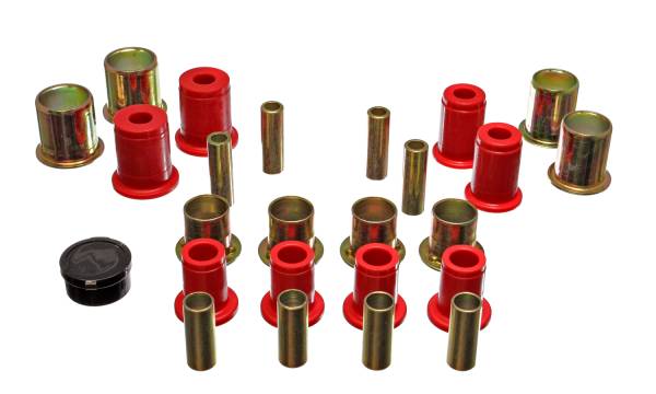 Energy Suspension Polyurethane Bushings | 1350 Offroad - Energy Suspension Control Arm Bushing Set, Red 3.3113R - Image 1